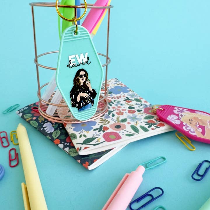 Shop Trimmings - Wholesale Keychain - Unisex - Alexis Rose Schitt's Creek Ew David Motel Keychain1