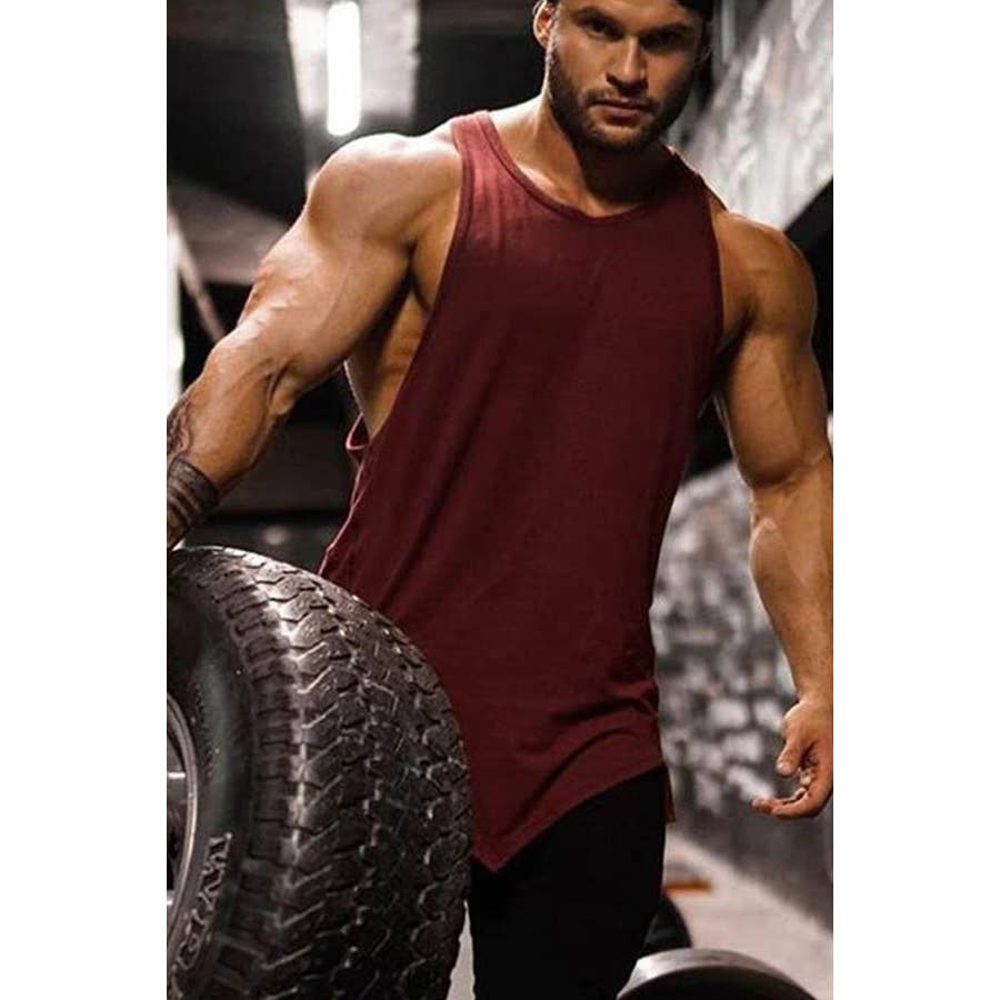 Paperdoll - Wholesale Tank Top - Men's - GYM STRINGER BODYBUILDING TANK 2