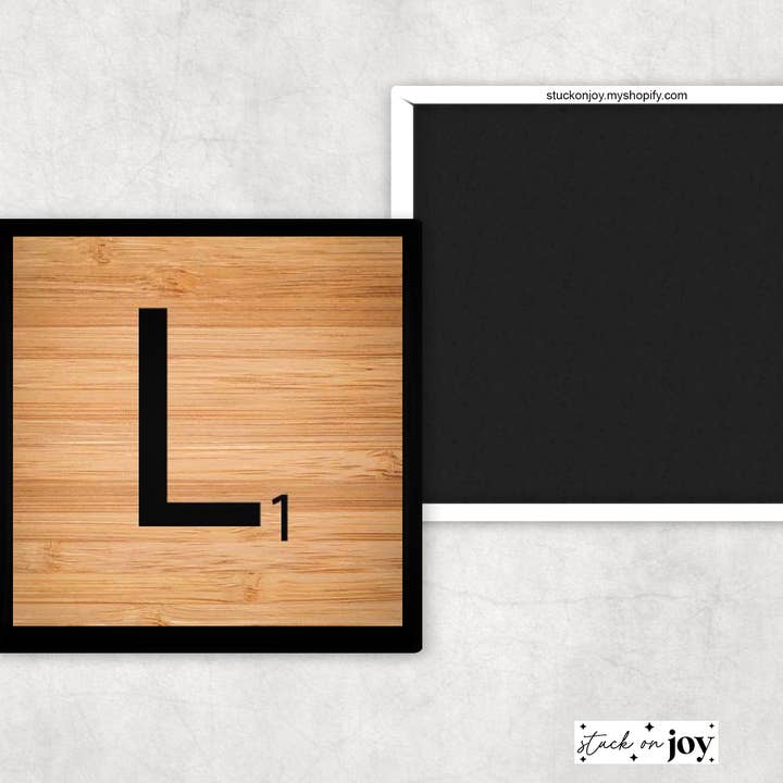 Stuck On Joy - Wholesale Magnet - SCRABBLE TILES, SET OF (98) 2x2" MAGNETS, refrigerator art, family names, menu, sign, personalize, home, letter blocks, add on custom photos13