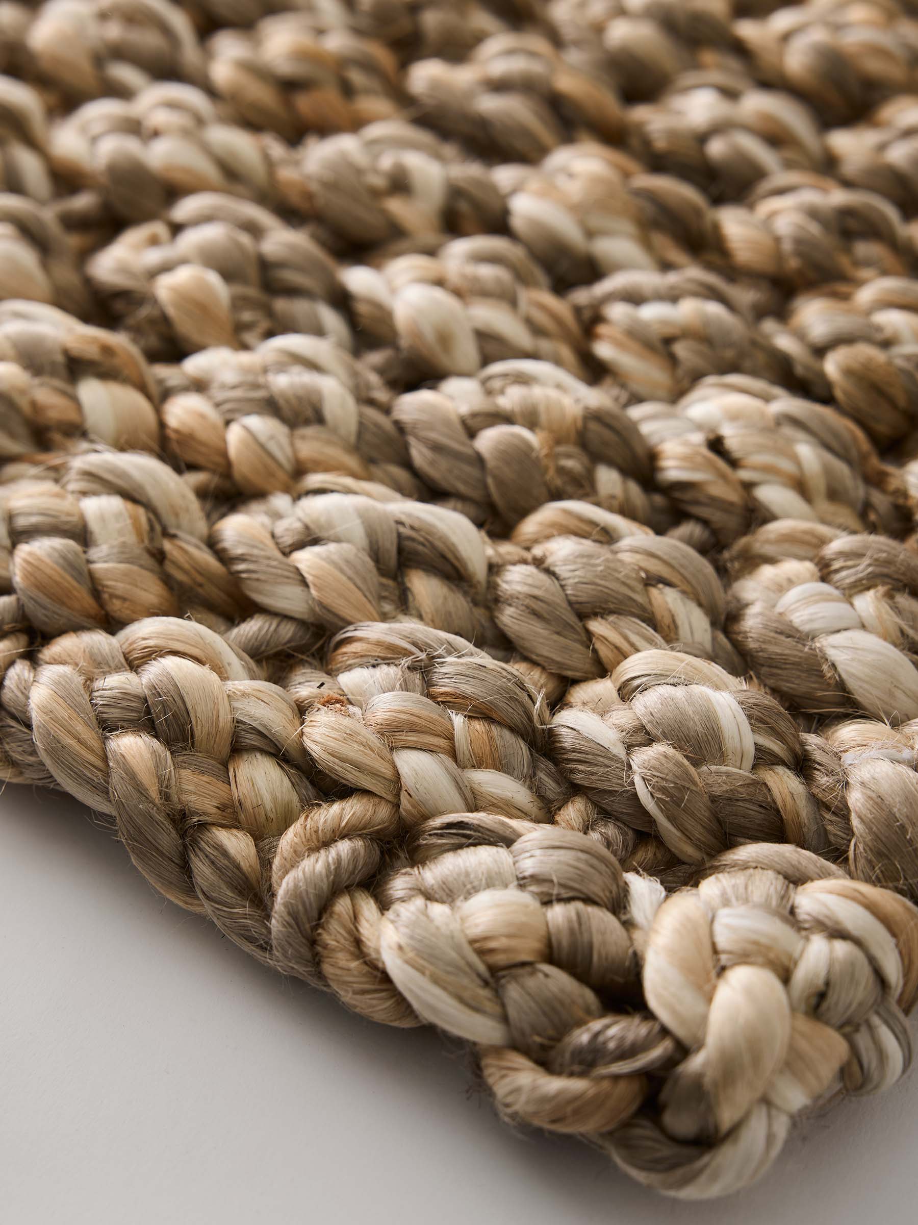 Tell Me More - Wholesale Door Mat - Braided jute rug 45x751