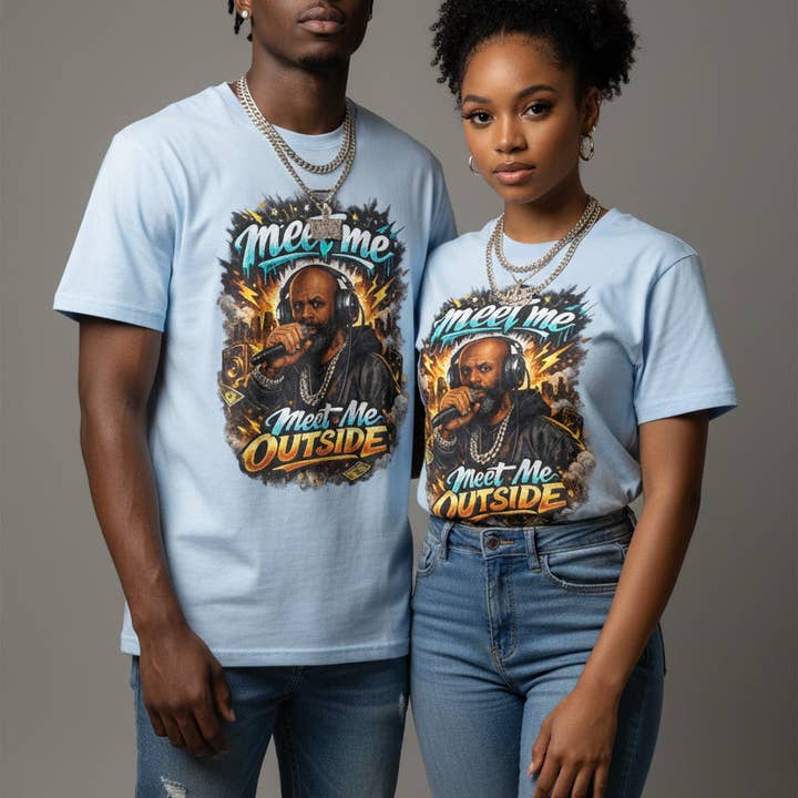 Meet Me Outside Fuse982 Bold Graphic Streetwear‑T-Shirt – Trendige Urban‑Mode für den Großhandel von IAKAM