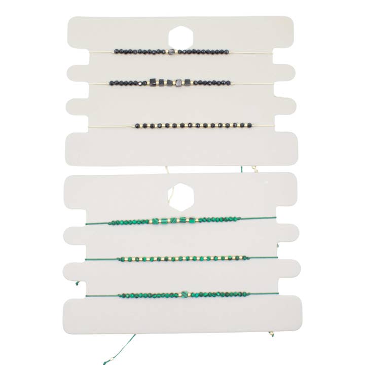 Ensemble de Bracelets Ajustables Trio pour la vente par Crafts & Love