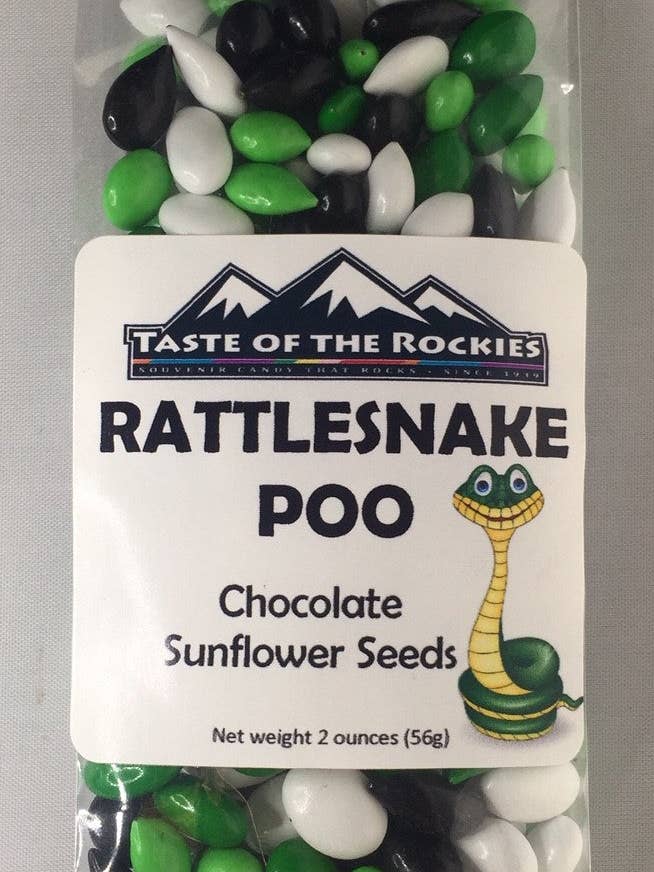 Rattlesnake Poo Sunflower Seed Snack – Fun Novelty Gift for wholesale by Taste Of The Rockies