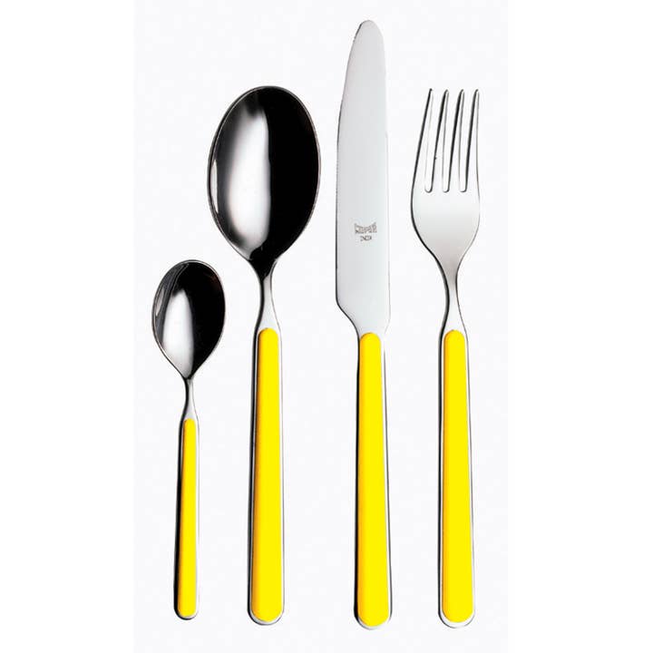 24-TEILIGES SET FANTASIA GELB für den Großhandel von Mepra Italia