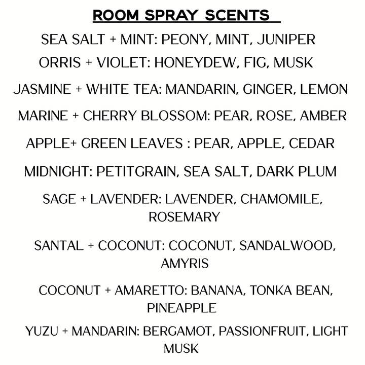 Ezra and Elias Co. - Wholesale Room & linen spray - Mini Room + Linen Spray 2oz | Unlabeled Private label 3