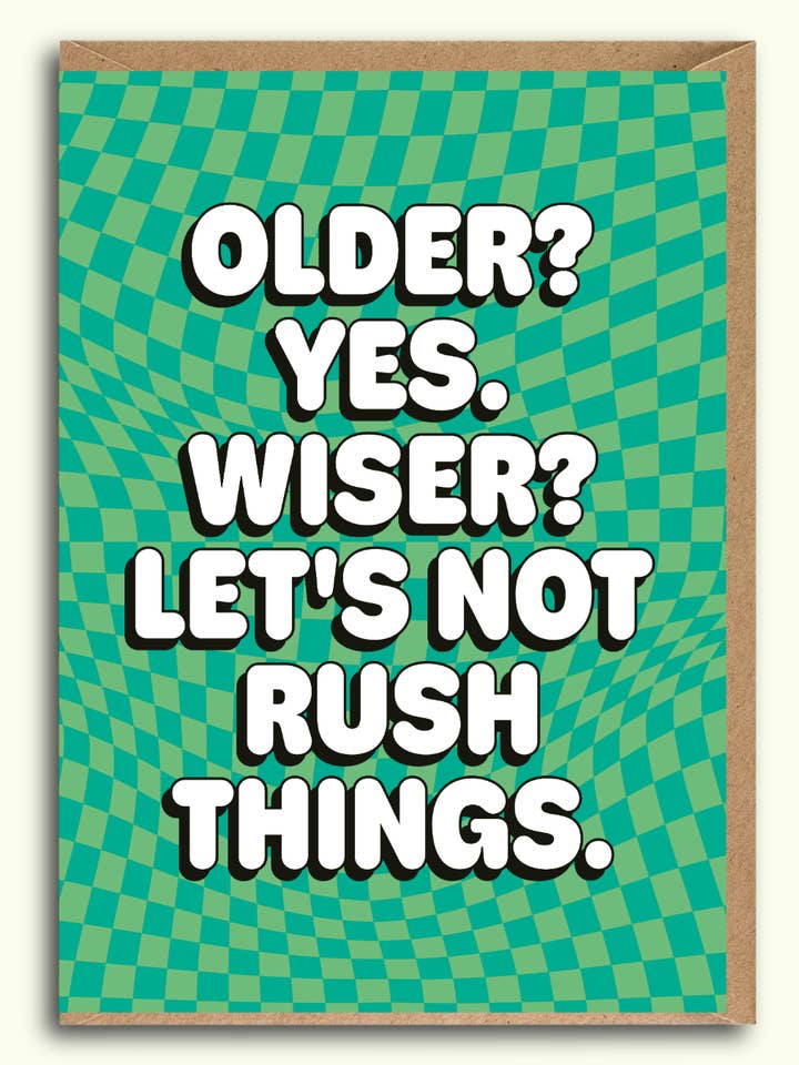 Older Not Wiser (Green) for wholesale by Remail