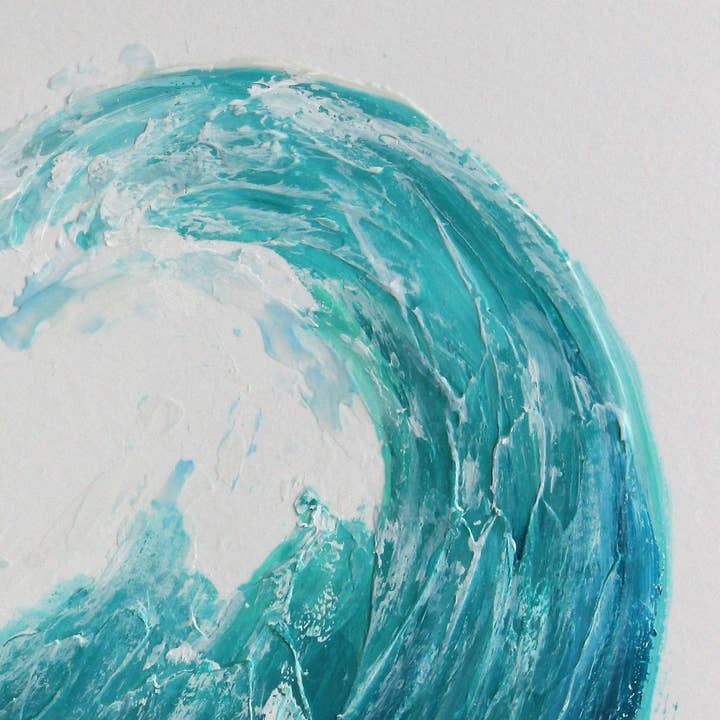 Kate Shore Fine Art - Wholesale Art Print - Coastal Art Print | Ocean Wave1