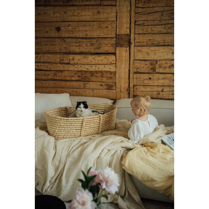 TISU - Wholesale Bedding set - TISU muslin duvet cover set, sizes for kids & adults, Beige Check4