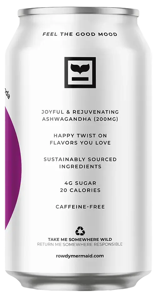 Rowdy Mermaid - Wholesale Soda/Carbonated Drink - good mood soda (grape)1