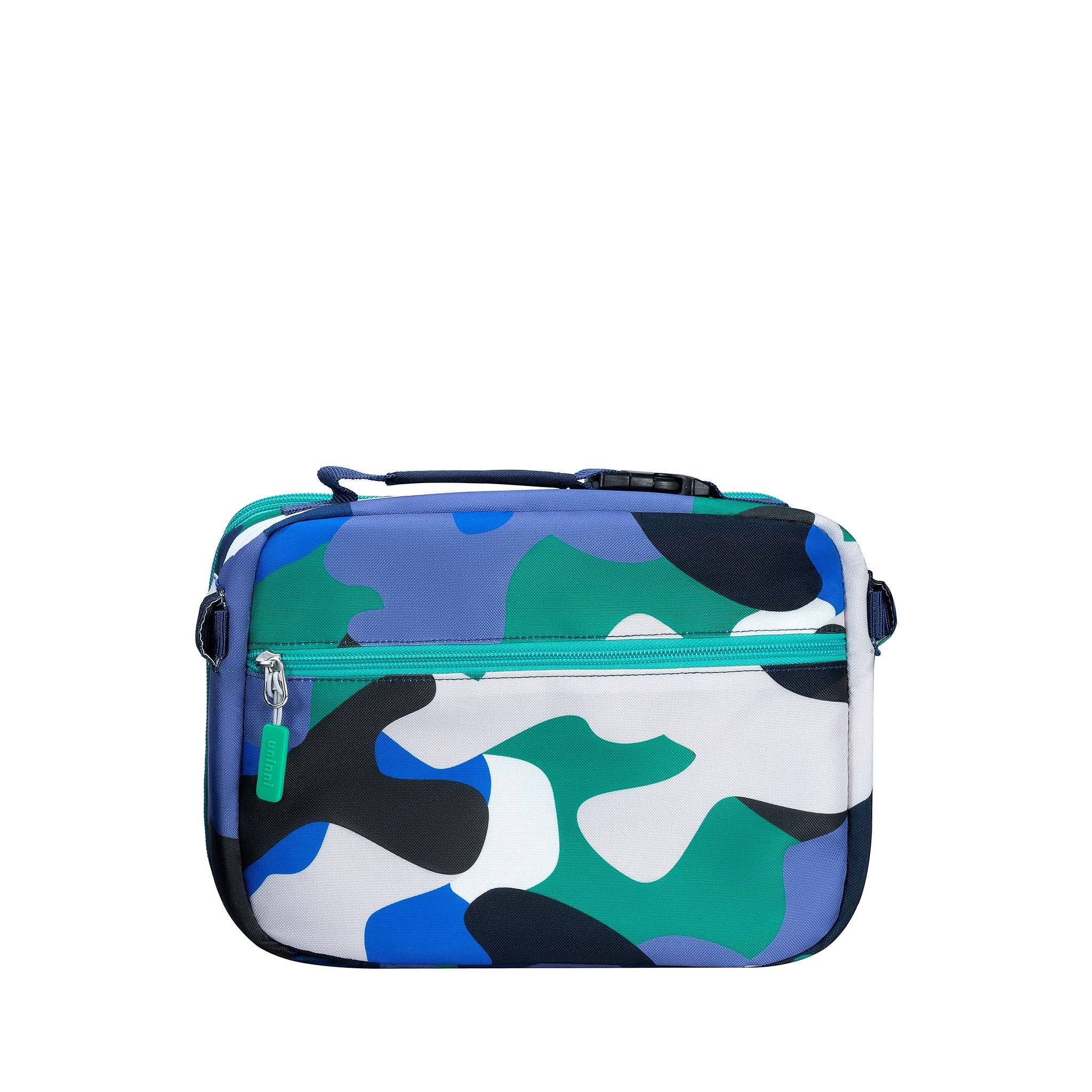 Ellis Lunch Bag - Camo Kid Blue/ Green for wholesale on Faire5