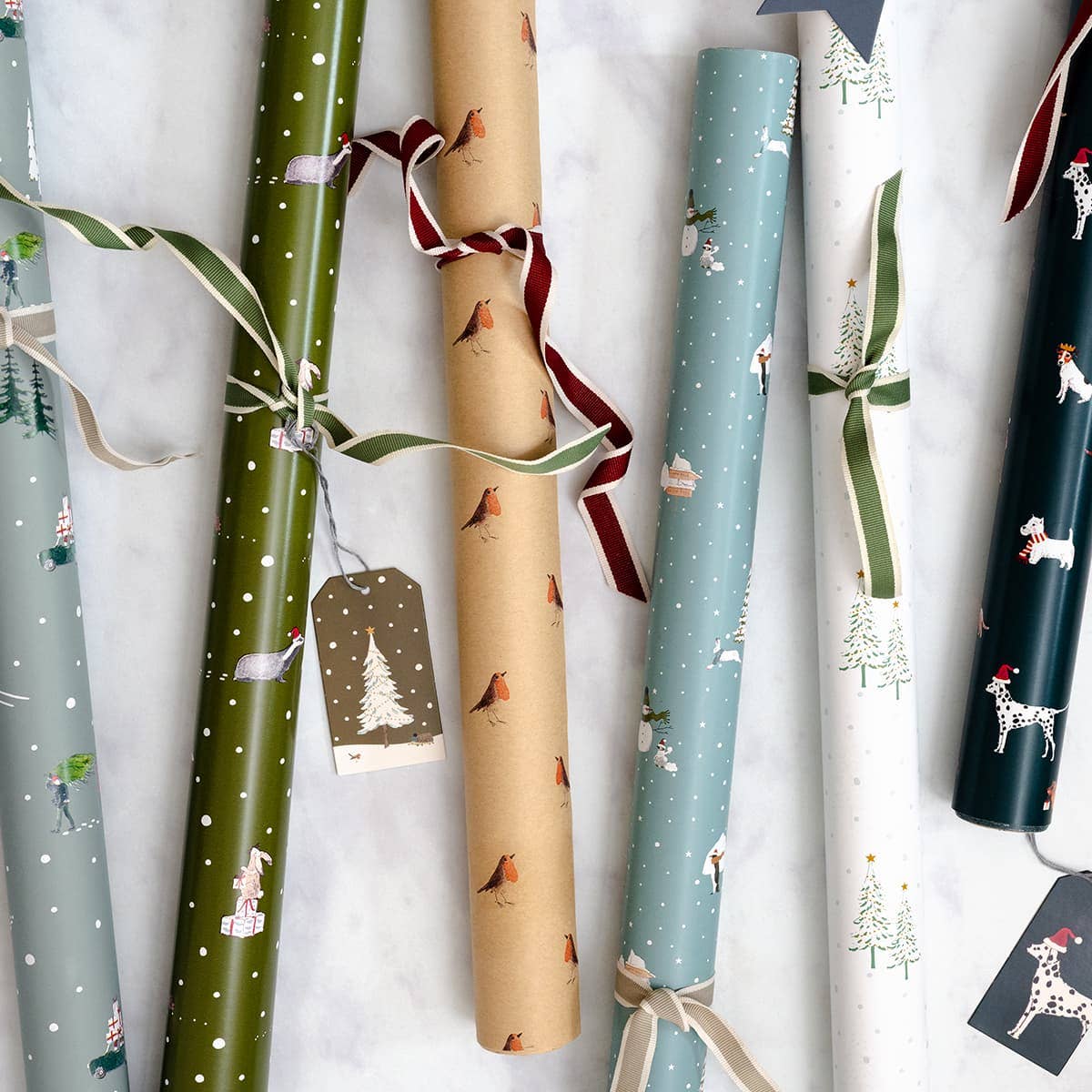 Sophie Allport – wholesale Wrapping paper roll – Festive Forest Roll Wrap - 3m3