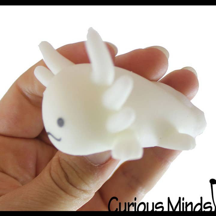 Curious Minds Toys - Wholesale Squishy Toy - Kids & Baby - 1 Axolotl Large Mochi - Cute Animal Gummy Mochi Fidget Squis5