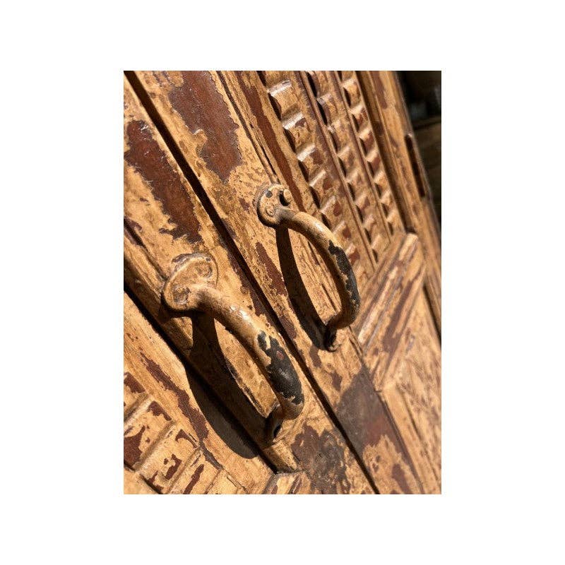 Paloma Black (Casa Natura Design, S.L.) - Wholesale Cabinet - Burnt Orange Fronted Furniture With Green Side Panels2