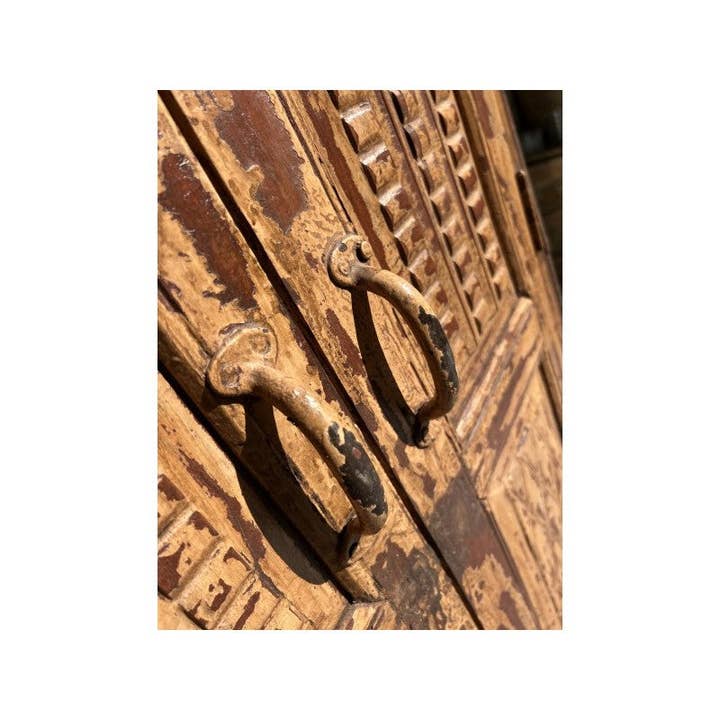 Paloma Black (Casa Natura Design, S.L.) - Wholesale Cabinet - Burnt Orange Fronted Furniture With Green Side Panels2