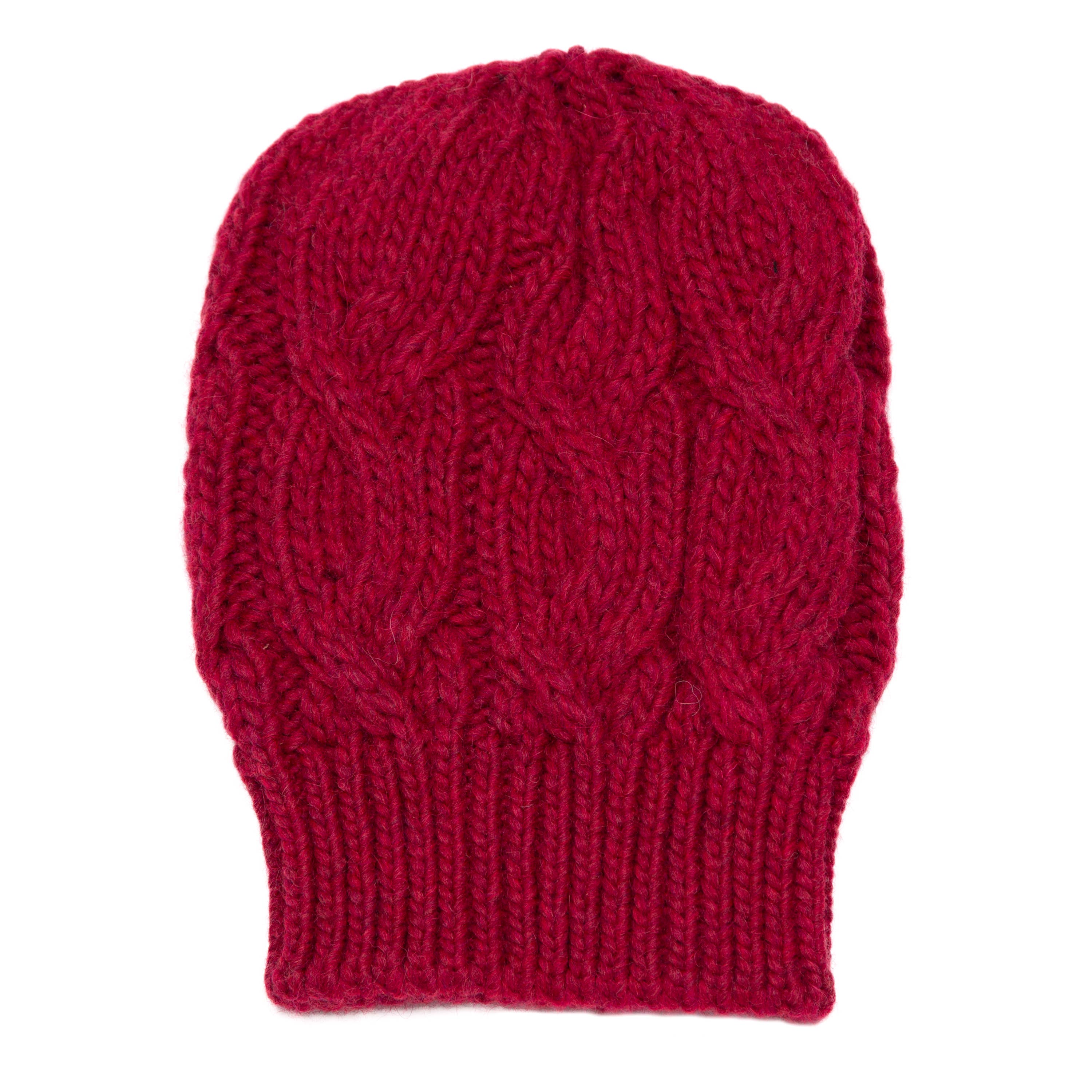 Assia di Brunetti Federica e C. s.a.s. - Wholesale Beanie - Women's - Thelma - Double braided hat in alpaca wool blend5