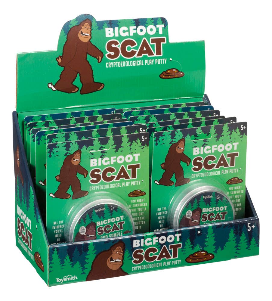 Toysmith - Wholesale Putty/Slime - Kids - Bigfoot Scat, Poo Colored Slime with Unicorn Figurine