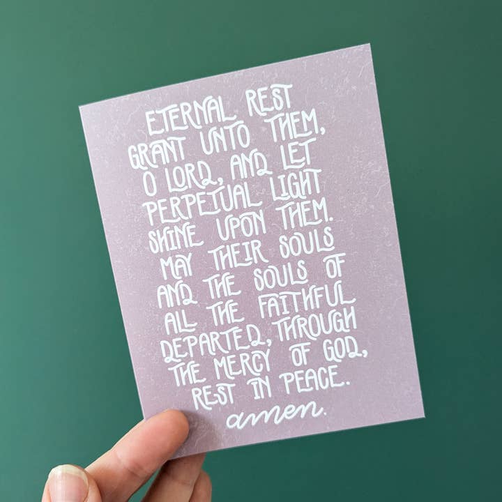 Evig Vila Bön Hälsningskort för wholesale av Real Happy Designs