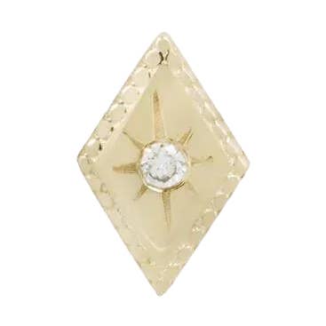 Étoile Véritable Diamant - Embout Sans Fil pour la vente par Piercing-zone