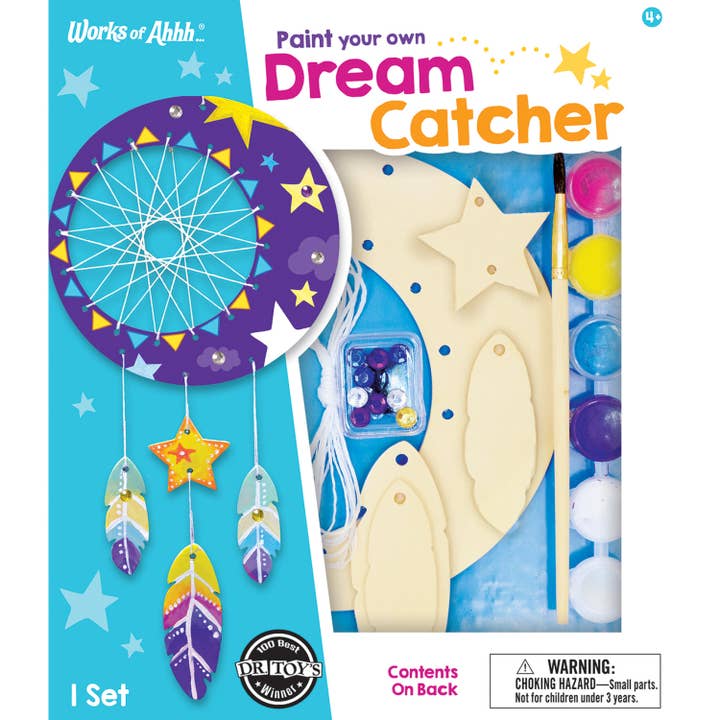 Masterpieces Puzzles - Wholesale DIY Craft Kit - Kids - Dreamcatcher Wood Paint Set
