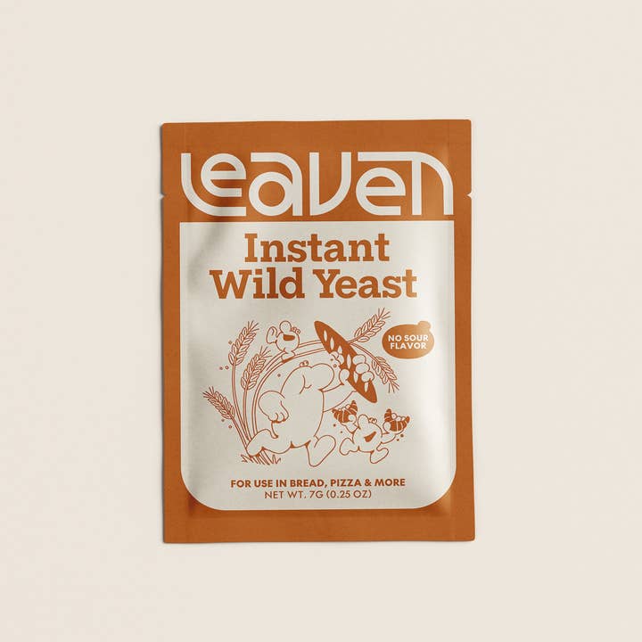 Levure Sauvage Instantanée | 0,25 oz | Vente au détail pour la vente par Leaven Foods