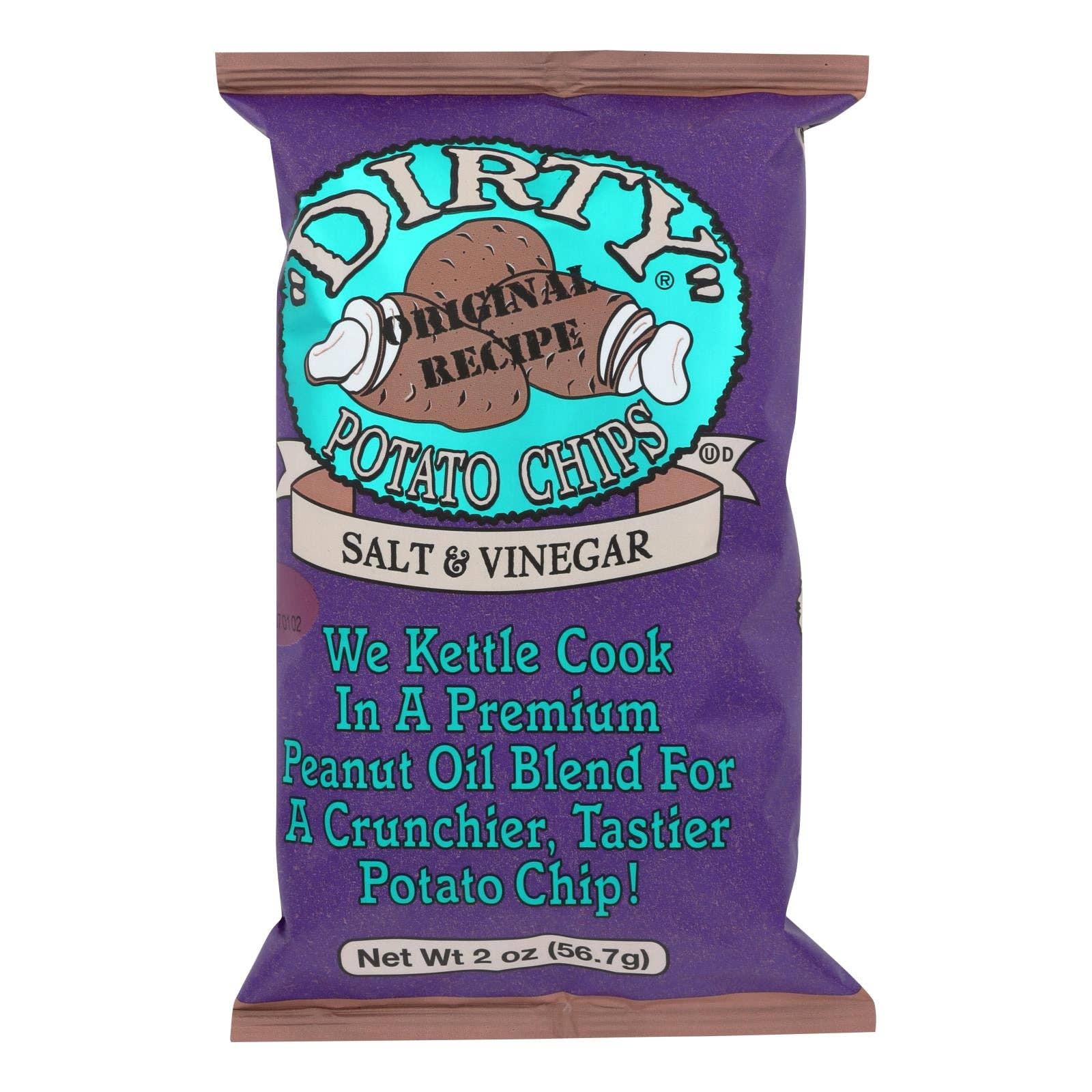 Everyday Supply Co - Wholesale Chips - Dirty Salt & Vinegar Chips, 2oz, Case of 250