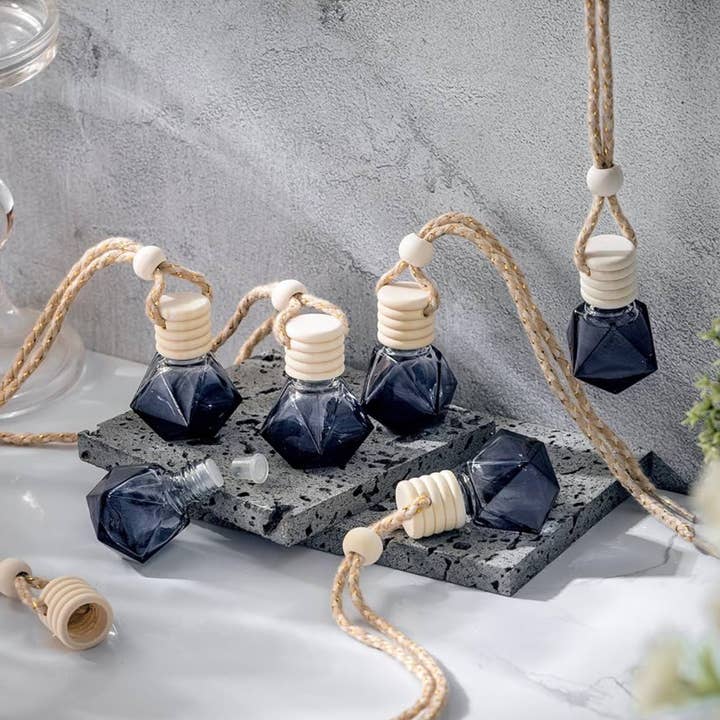 Poorely Made Crafts - Wholesale Car Freshener - Unisex - Volcano Glass Car Diffuser Freshie - Pick your bottle3