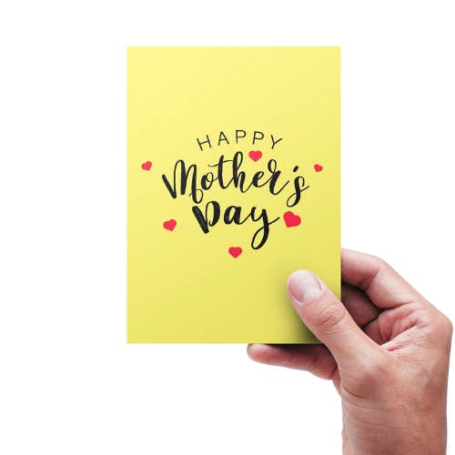 Happy Mother's Day - Card (Yellow) for wholesale by Kortspecialisten