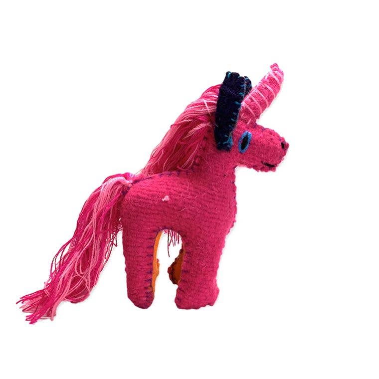 Lumily – wholesale Decorative tabletop object – Lily the Unicorn: Repurposed Wool Boho Decor - Mexico8