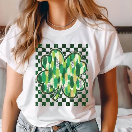 Check with Clover DTF Transfer for wholesale by Pretty Pop Transfers