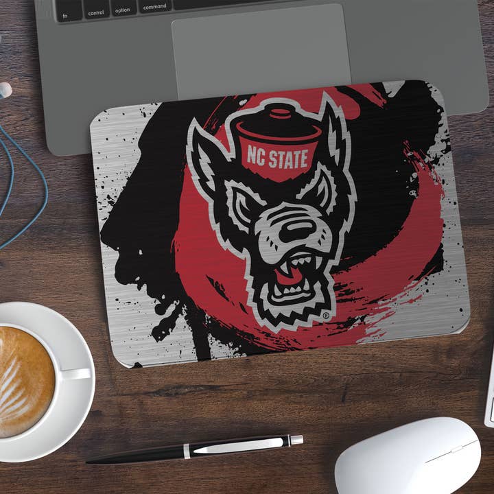KH Sports Fan - Wholesale Mousepad/Trackpad - Aluminum NC State Wolfpack Paint Splash Mousepad1