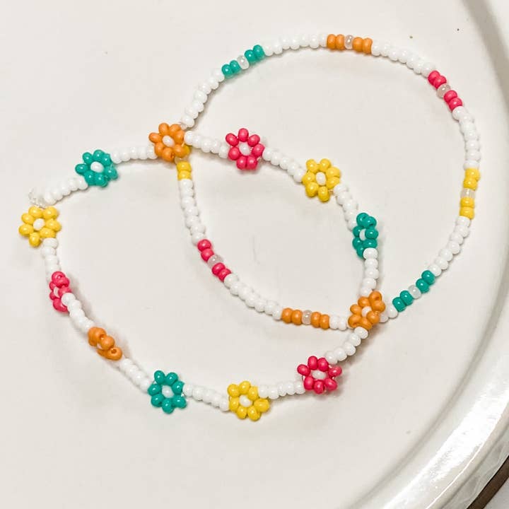 Haylee armband/enkelbandje voor wholesale door Dainty Daisy Bead Co.