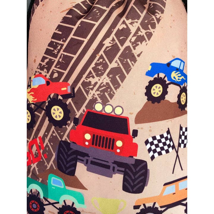 HECKBO - Wholesale Backpack - Kids - Monster Truck Children's Gym Bag