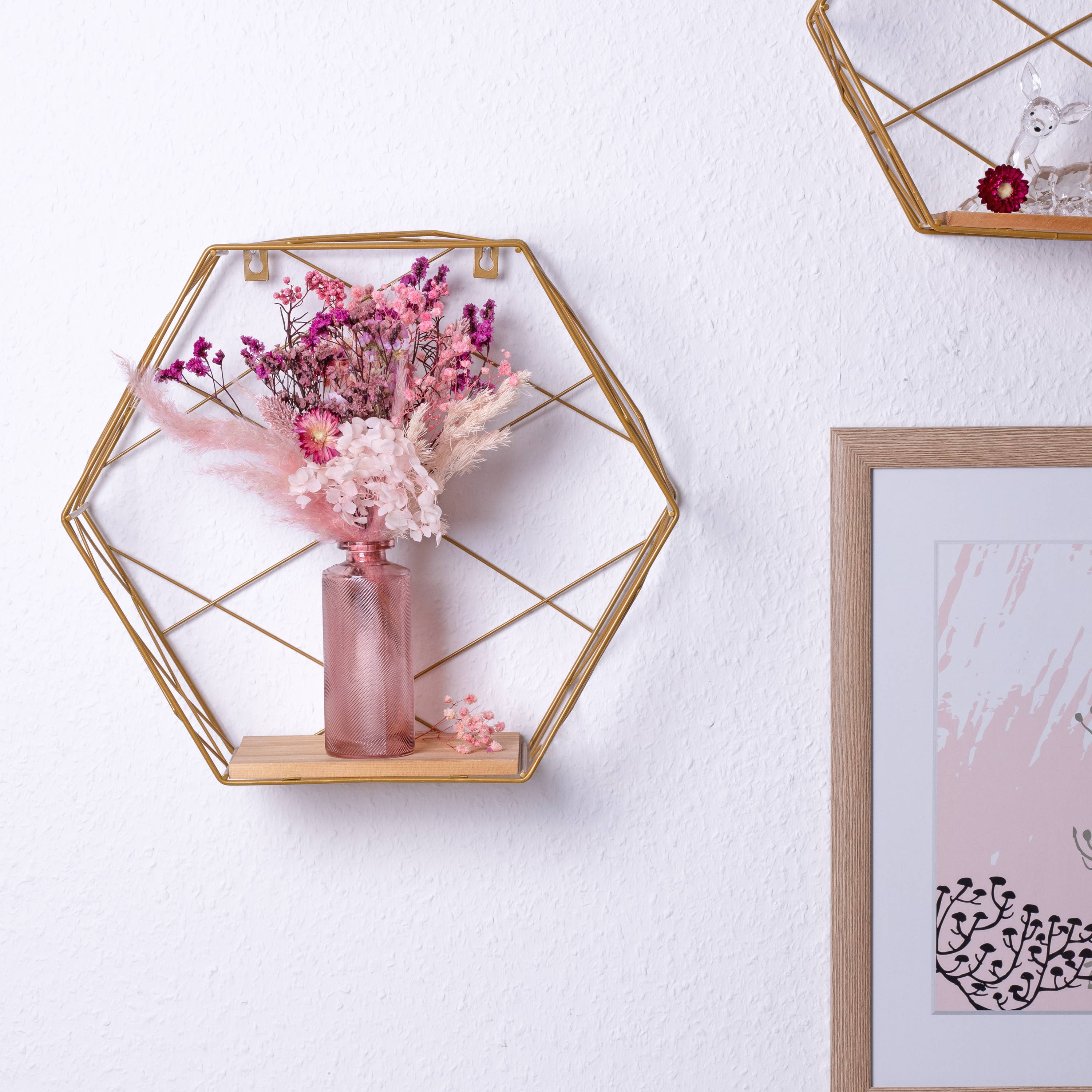 Kunstharz.Art - Vente Fleur séchée/pressée - Boîte à fleurs séchées Coffret cadeau Mix Flowers DIY Deco Boho Set1