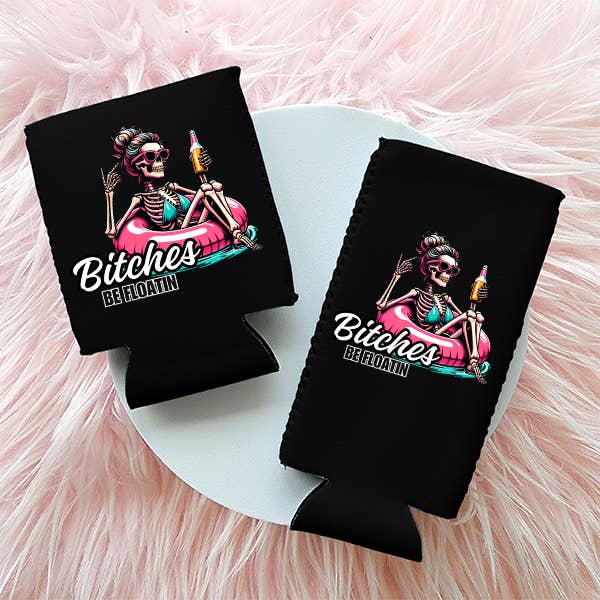 Bitches Be Floatin' Koozie for wholesale by tcbco