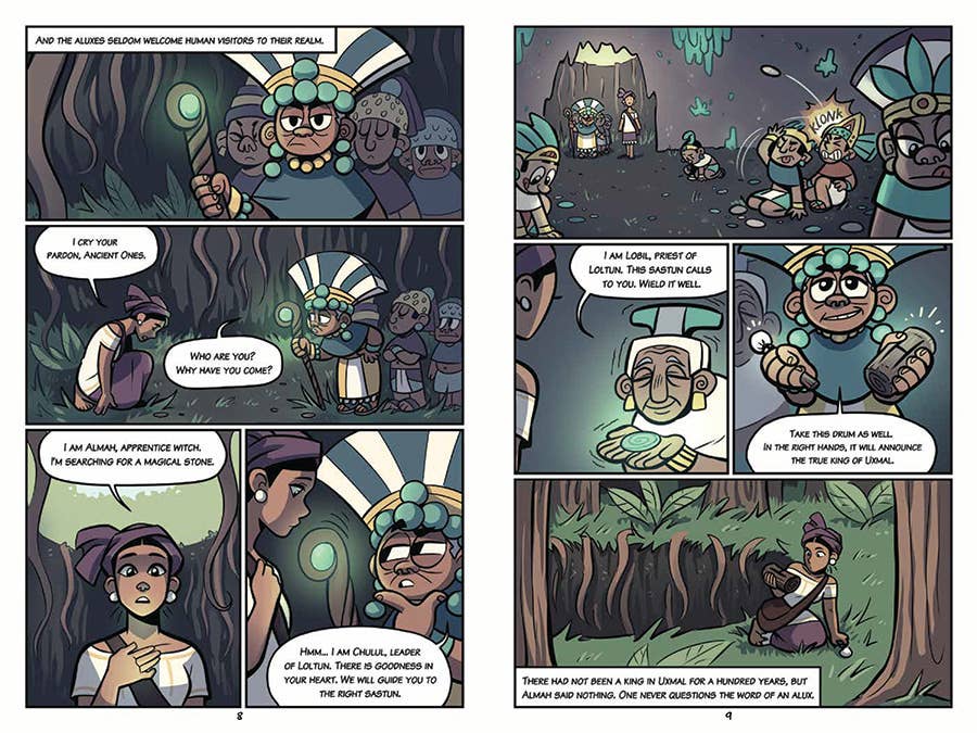 Lee & Low Books Inc - Wholesale Graphic Novel - Rise of the Halfling King by David Bowles & Charlene Bowles2