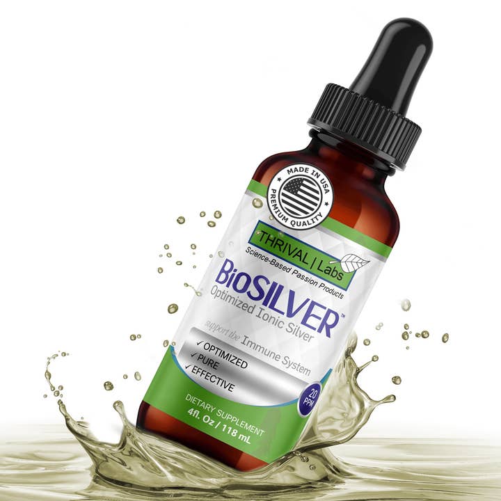 Thrival Labs - Wholesale Oral Supplement/Vitamin - BioSilver 20 PPM Ionic Colloidal Silver for Immune Support14