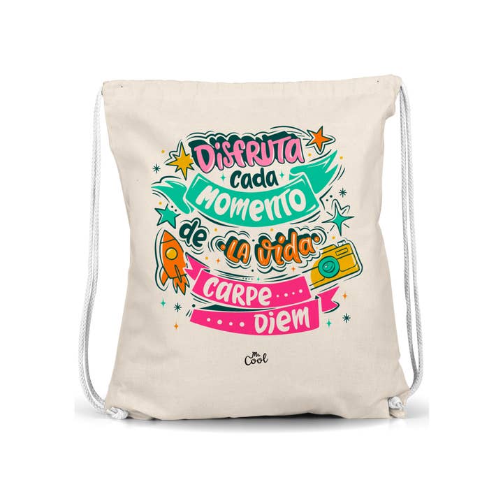 Sac à dos - Profitez de chaque moment de la vie, carpe diem pour la vente par STAR WAY, S.L. | MrCool