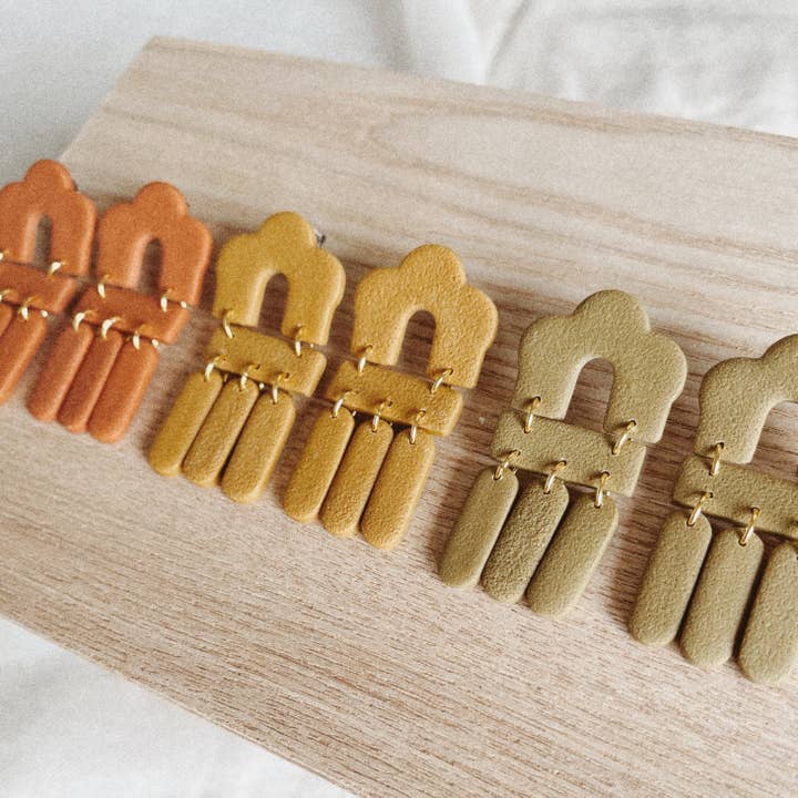 Autumn Textured Dangles por atacado de Crafted by Pheebs