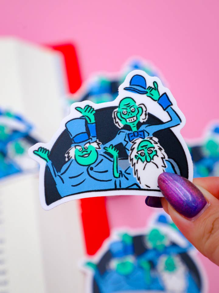 Happy Haunts Sticker for wholesale by Furever Booked