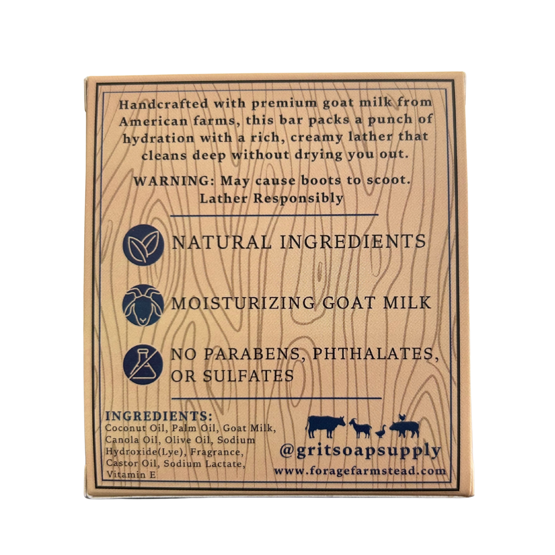 GRIT Soap Supply - Wholesale Bar Soap - Men's - Southern Ties Goat Milk Bar Soap6