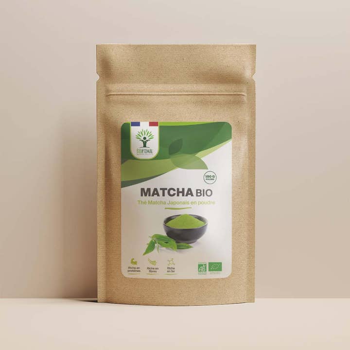 Bioptimal - Vente Thés santé/détox - Matcha bio poudre - Bioptimal3