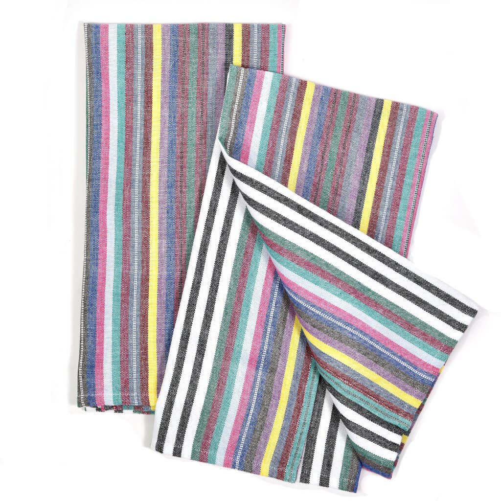 Mayamam Weavers - Wholesale Tea Towel - Hand Woven Guatemalan Kitchen Striped Towel Sets18