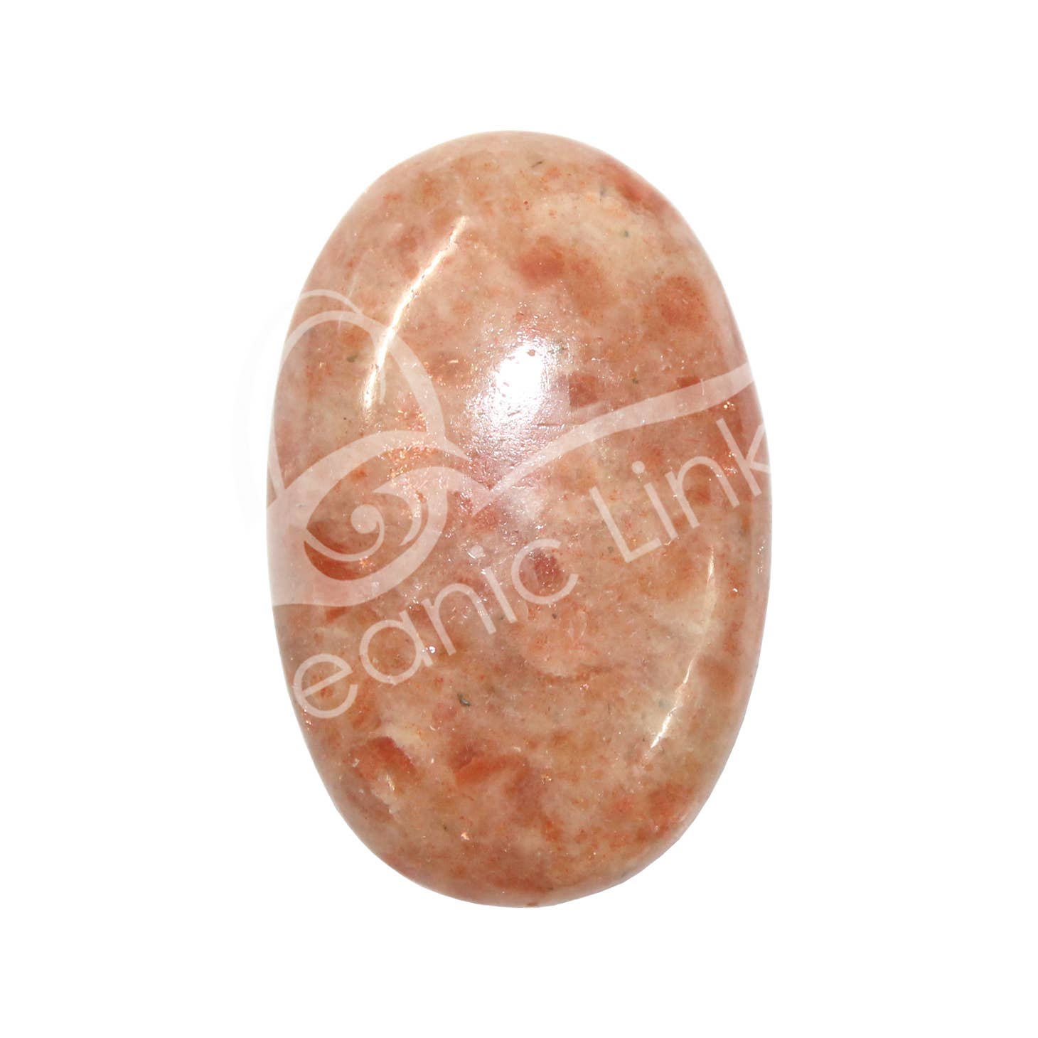 Oceanic Linkways Inc - Wholesale Spiritual Stone/Crystal - (KG)PALM STONE - SUNSTONE 2.5-2.75"0