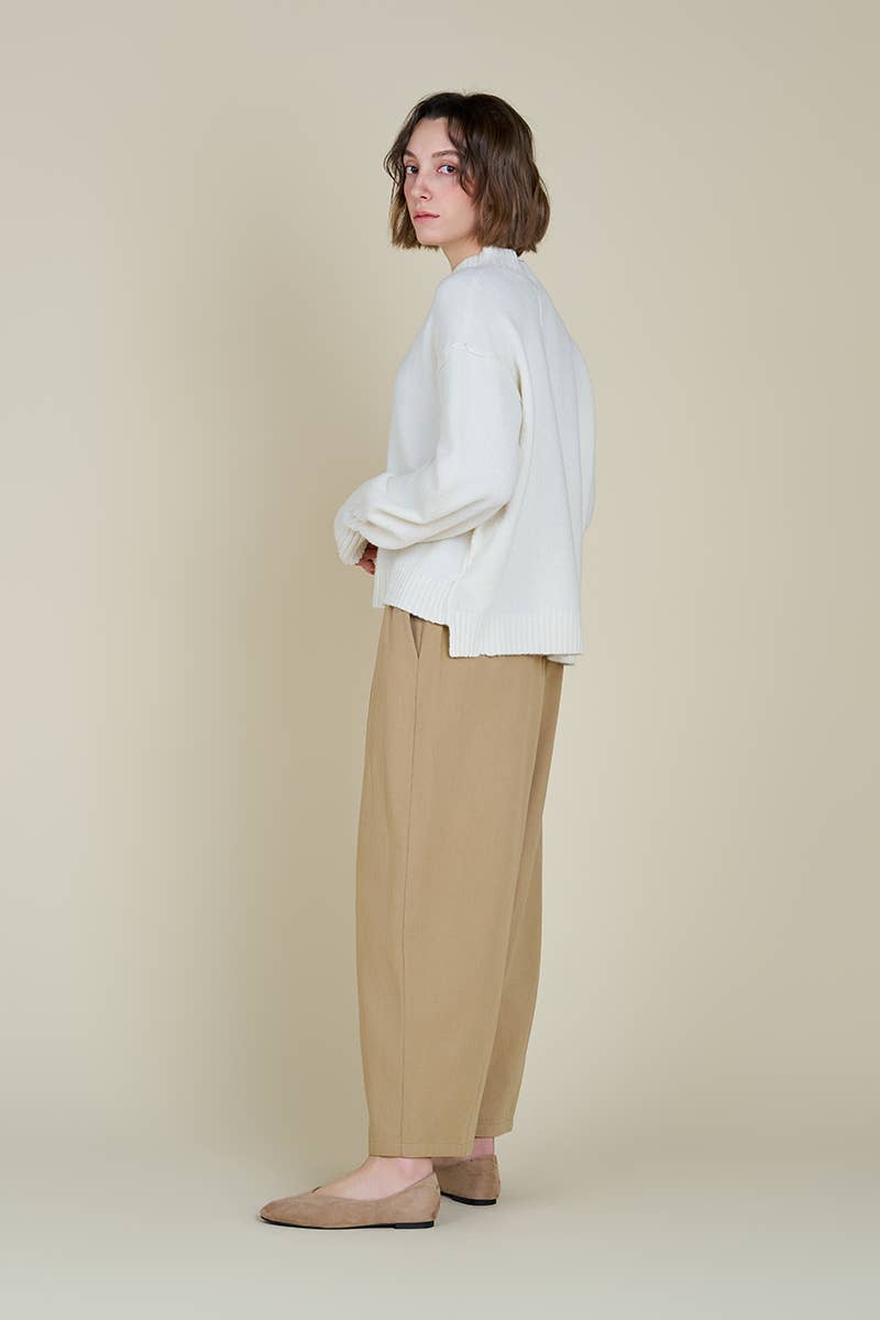 Grade & Gather - Vente Pull en maille – femme - 41804 - PULL À COL ROULÉ CÔTELÉ5