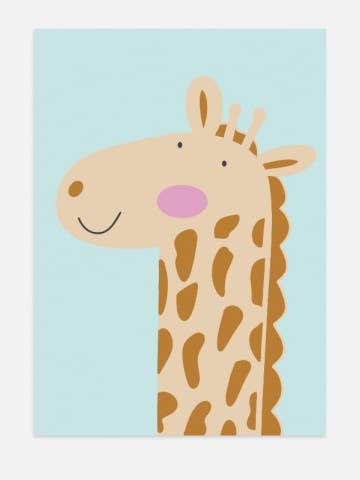 Giraffe poster for wholesale by Ouéso