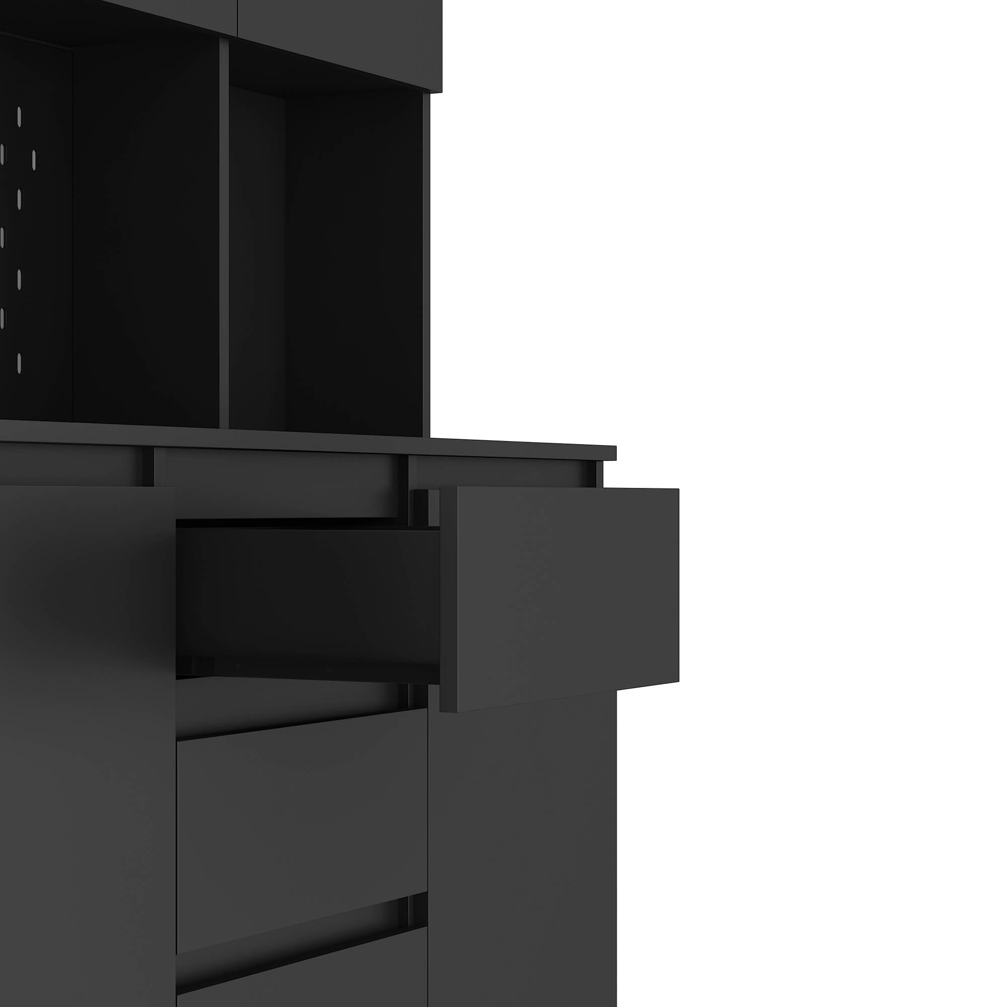 39F Inc. - Vente Armoire - Armoire de garde-manger 74", station de charge, support pour micro-ondes27