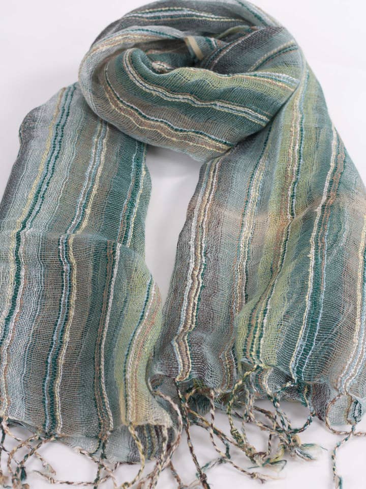 Iris Linen Scarf for wholesale by MR Complements