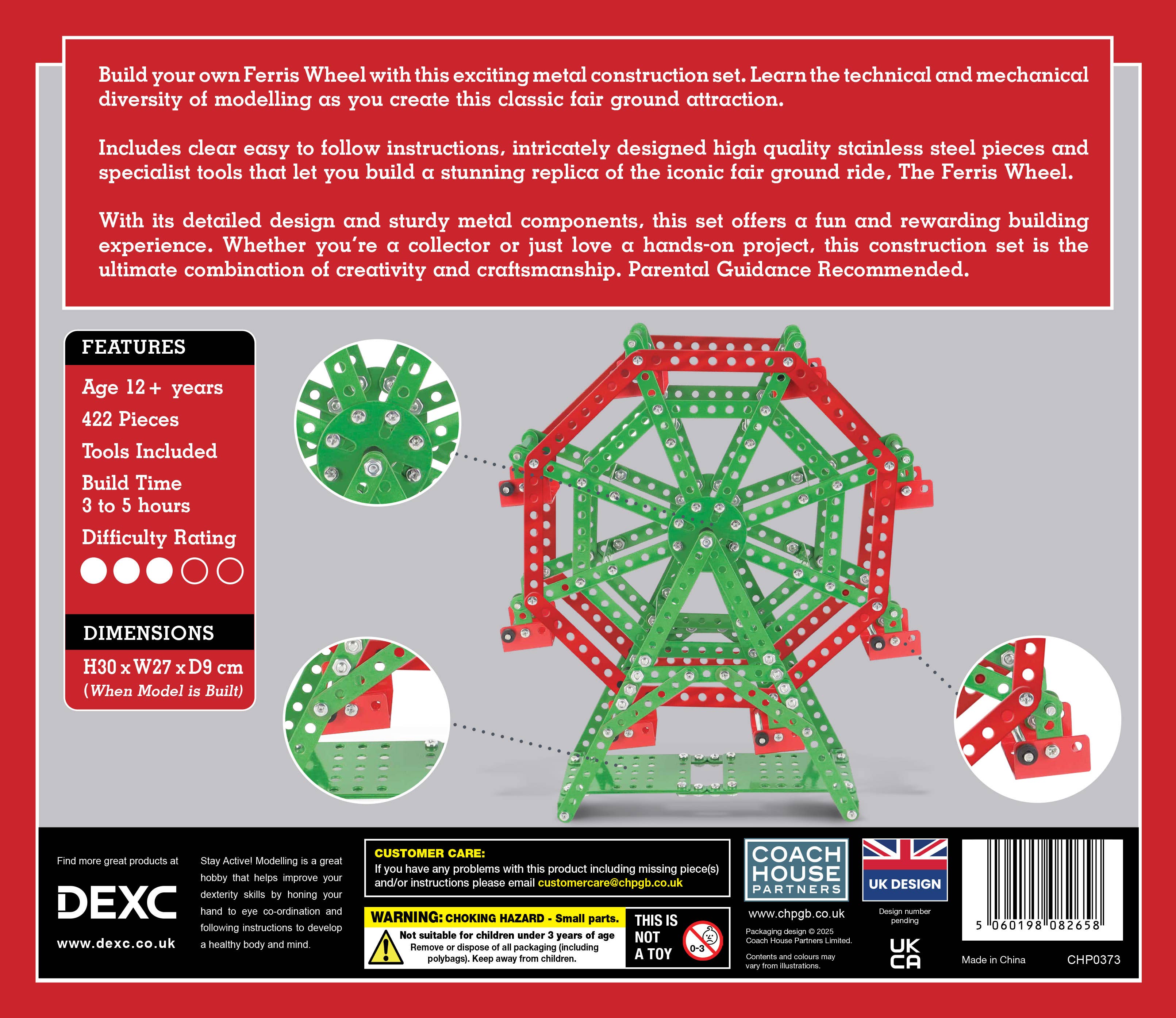 Coach House Partners – wholesale Building set – Child – Ferris Wheel Construction Set4
