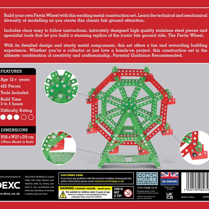 Coach House Partners – wholesale Building set – Child – Ferris Wheel Construction Set4