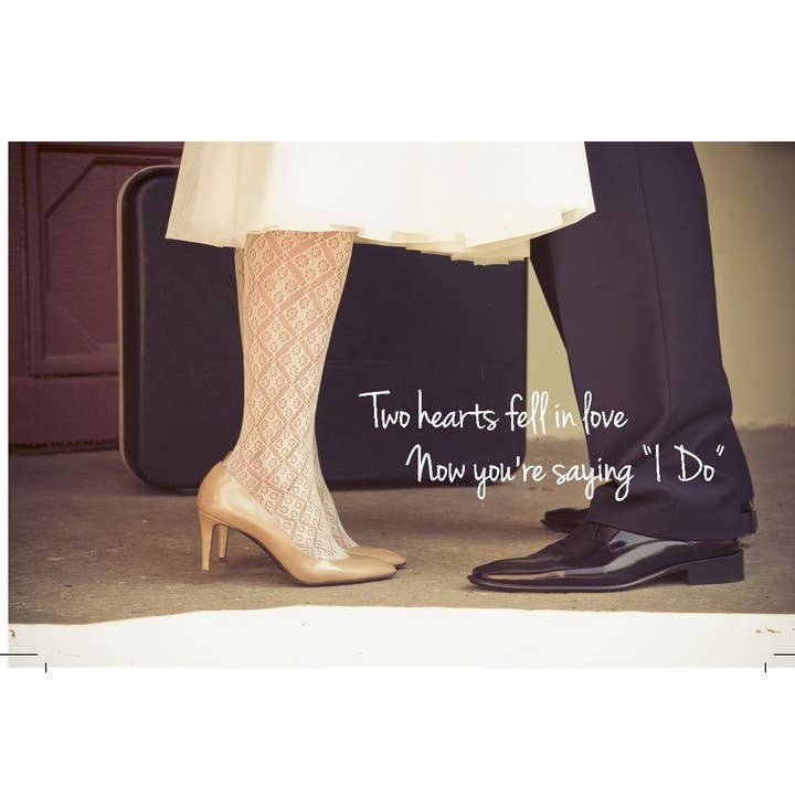 Bröllop ”Två Hjärtan” Wordy Bird för wholesale av Wordy Bird Cards